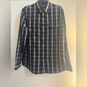 Mens Casual Flannal Button Down Shirt